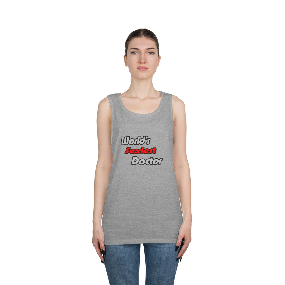 World's Sexiest Doctor - Unisex Heavy Cotton Tank Top