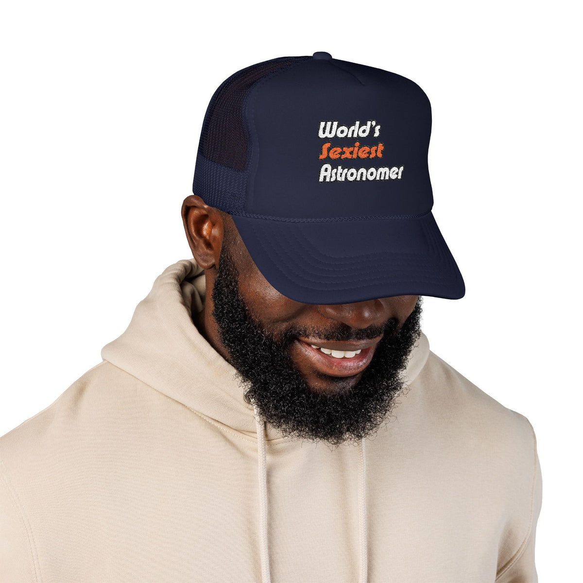 World's Sexiest Astronomer - Foam Trucker Hat