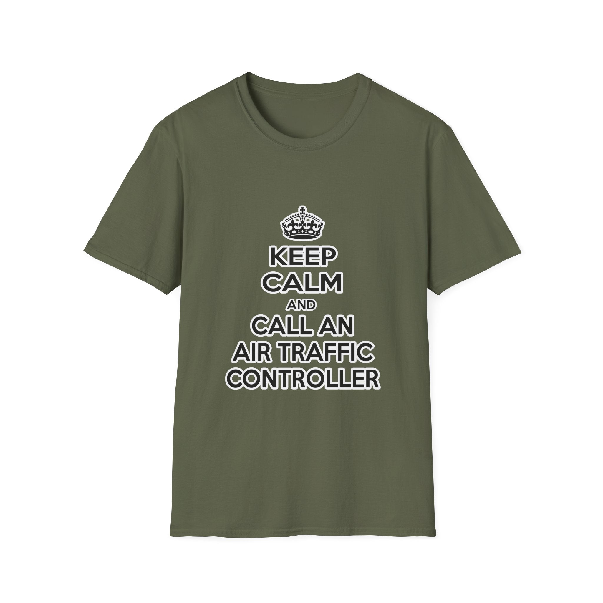 Keep Calm and Call an Air Traffic Controller - Unisex Softstyle T-Shirt