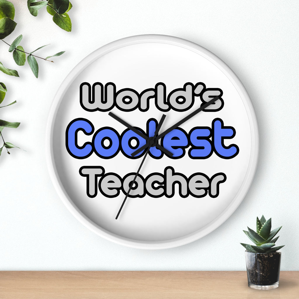World's Coolest Teacher - Wall Clock