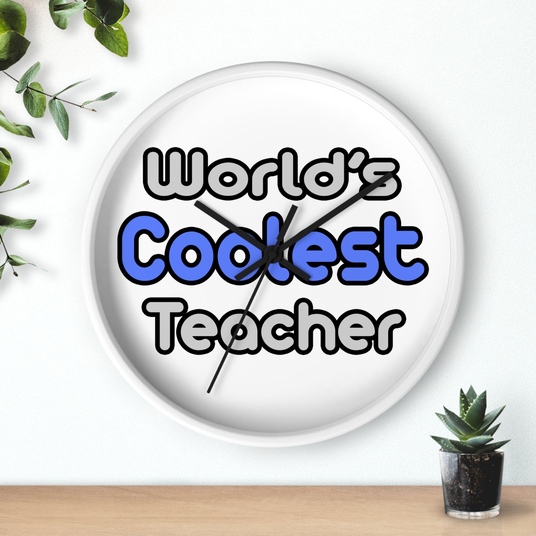 World's Coolest Teacher - Wall Clock