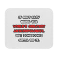 World's Greatest Anthropologist Joke - Mouse Pad (Rectangle)