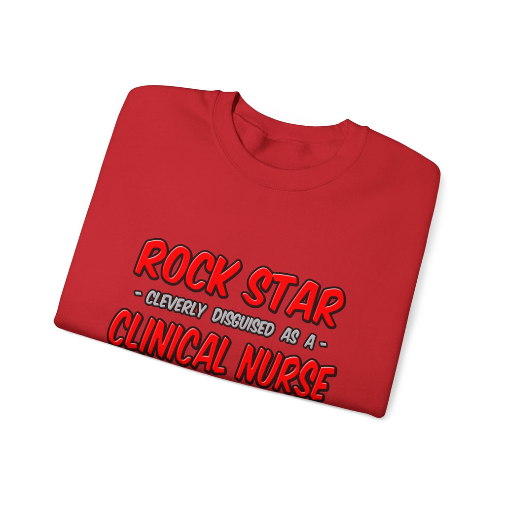Rock Star .. Clinical Nurse Specialist - Unisex Heavy Blend™ Crewneck Sweatshirt
