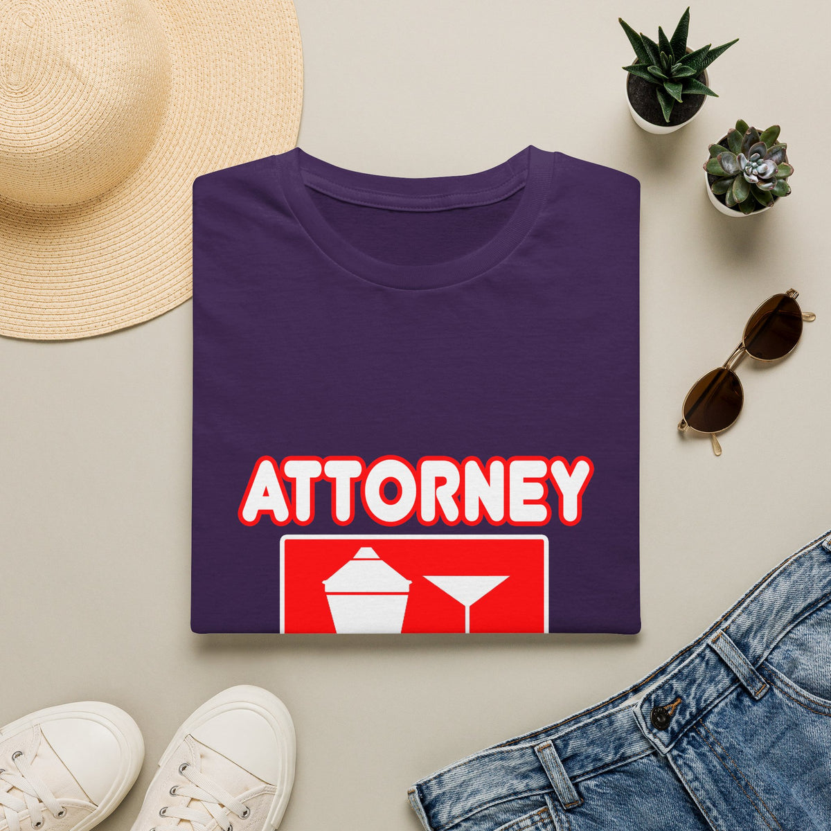 Attorney...Will Work For Cocktails - Unisex Softstyle T-Shirt