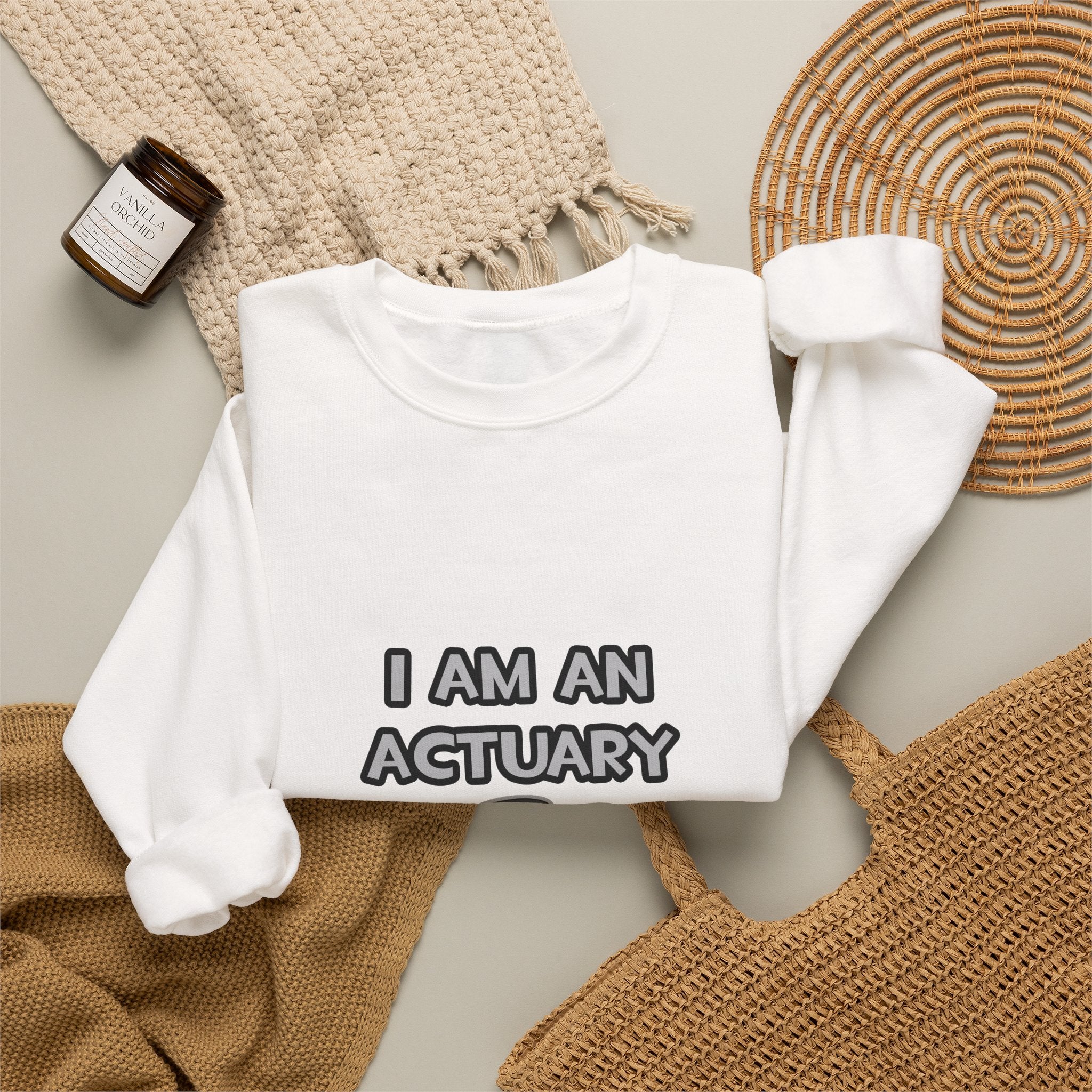 I Am An Actuary... Not A Magician - Unisex Heavy Blend™ Crewneck Sweatshirt