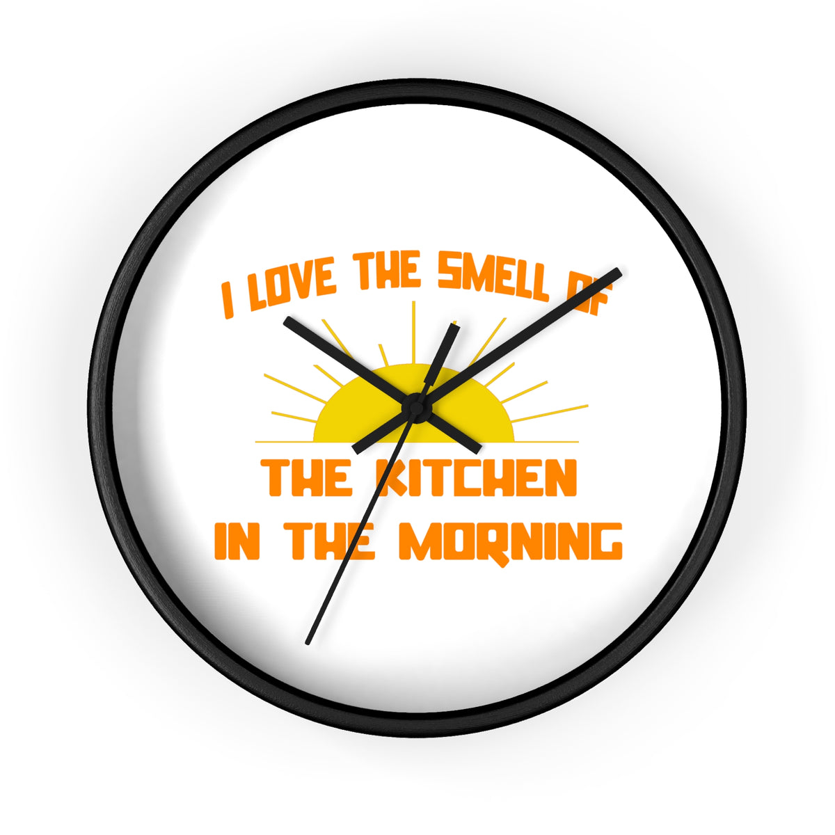 Smell of The Kitchen in the Morning - Wall Clock