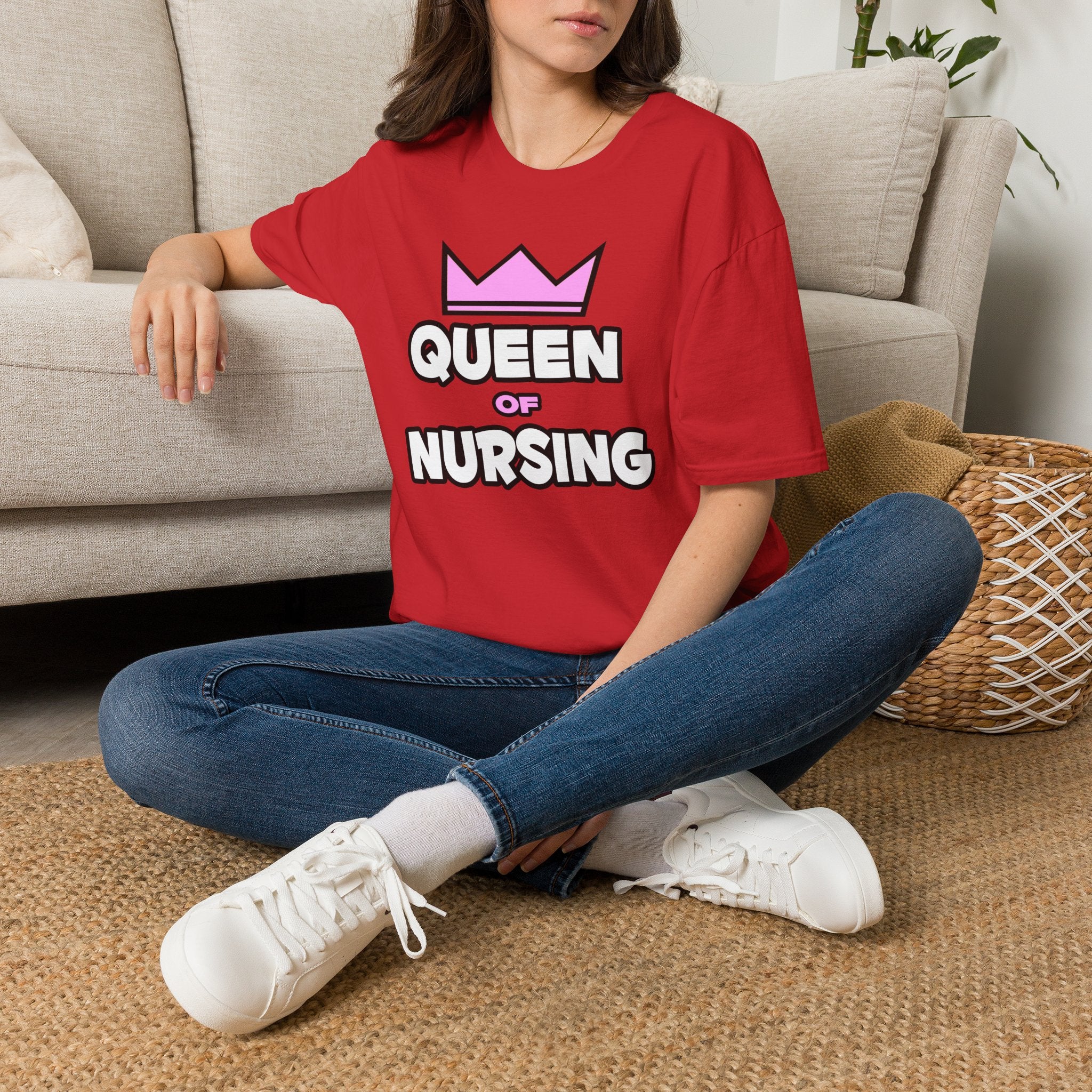 Queen of Nursing - Unisex Softstyle T-Shirt