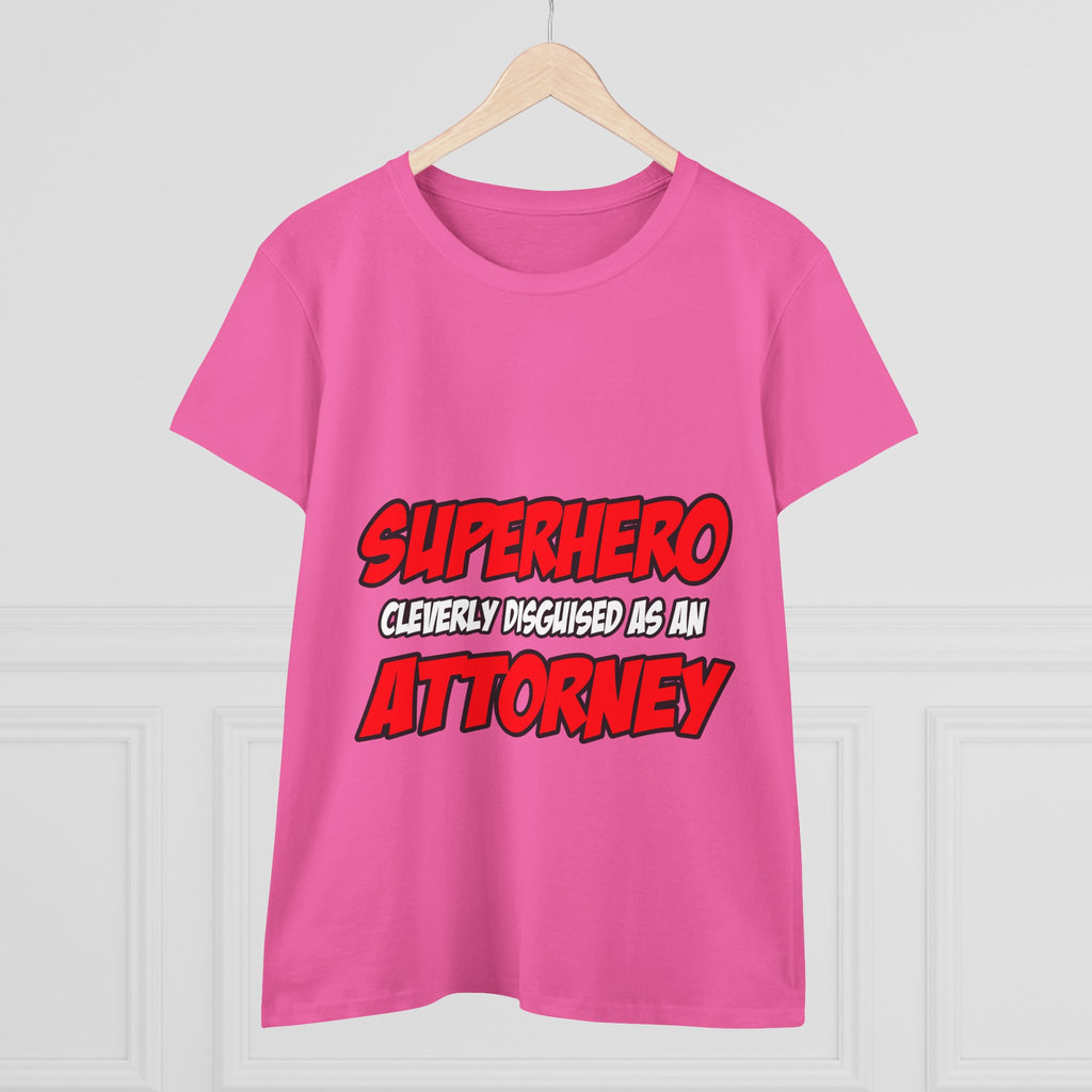 Superhero...Attorney - Women's Midweight Cotton Tee