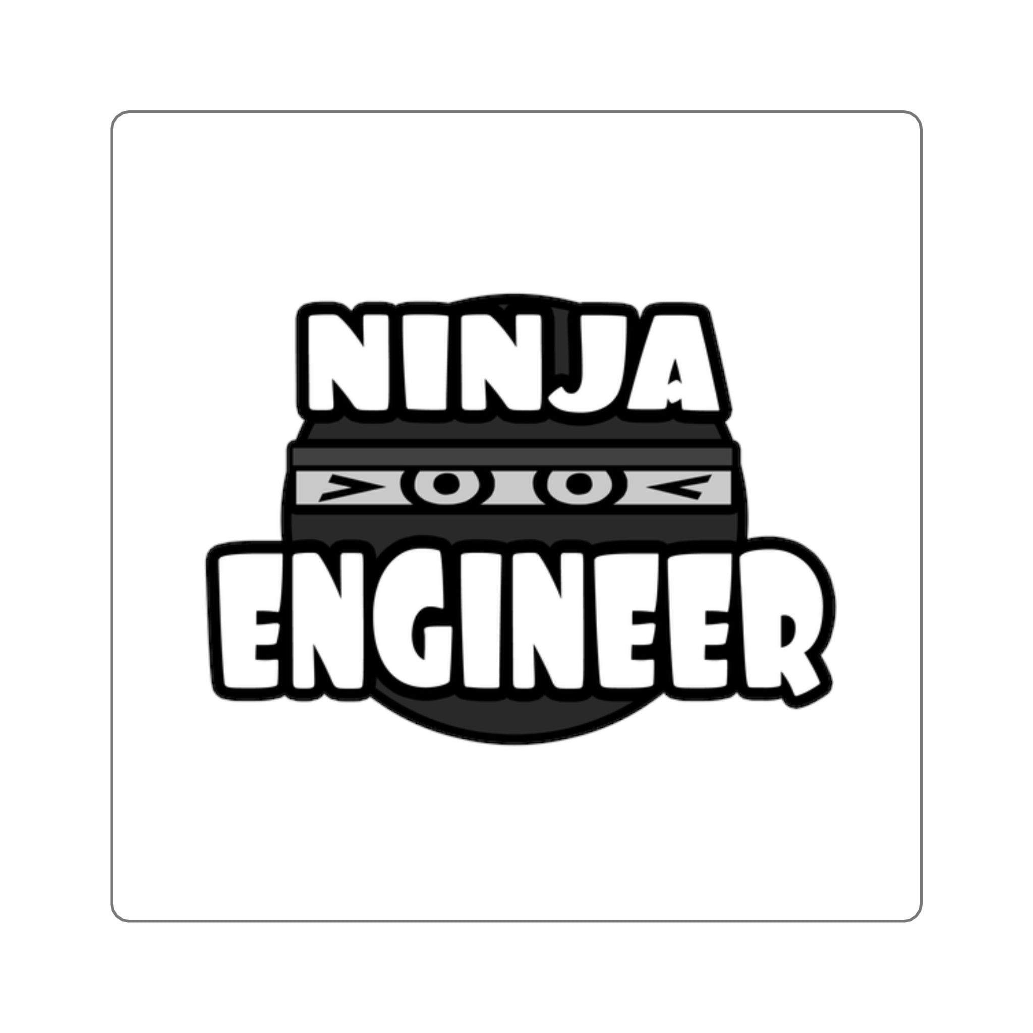 Ninja Engineer (2) - Square Stickers