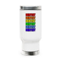 Rainbow Dentist - Stainless Steel Travel Mug with Handle, 14oz