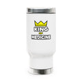 King of Medicine - Stainless Steel Travel Mug with Handle, 14oz