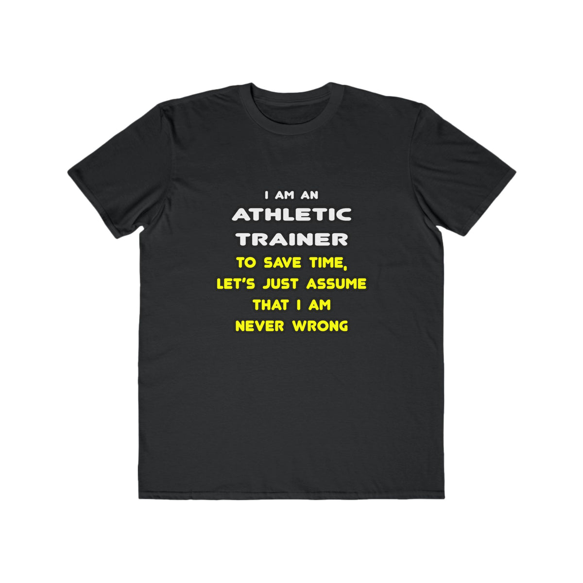 Funny Athletic Trainer T Shirts - Men's Lightweight Fashion Tee