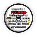 Nurse ... OMG WTF LOL - Wall Clock