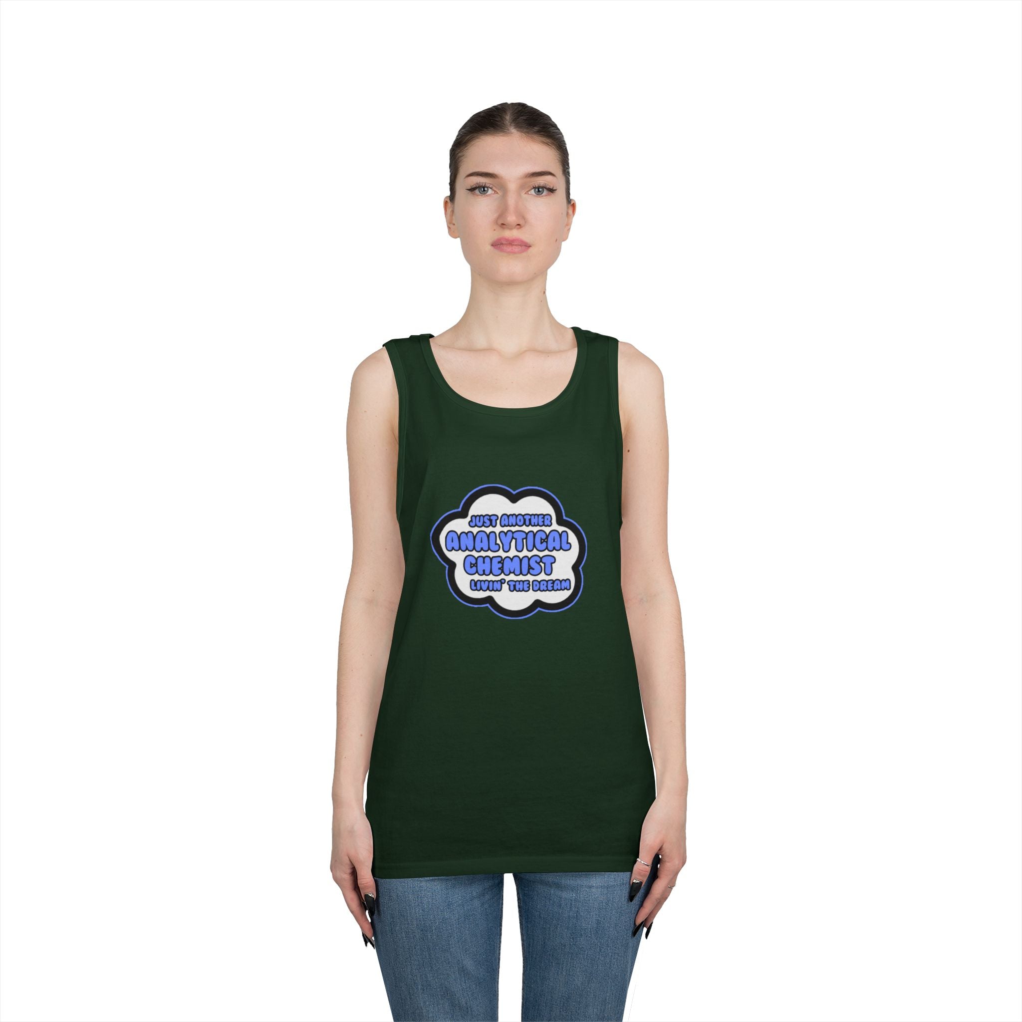 Analytical Chemist .. Livin' The Dream - Unisex Heavy Cotton Tank Top