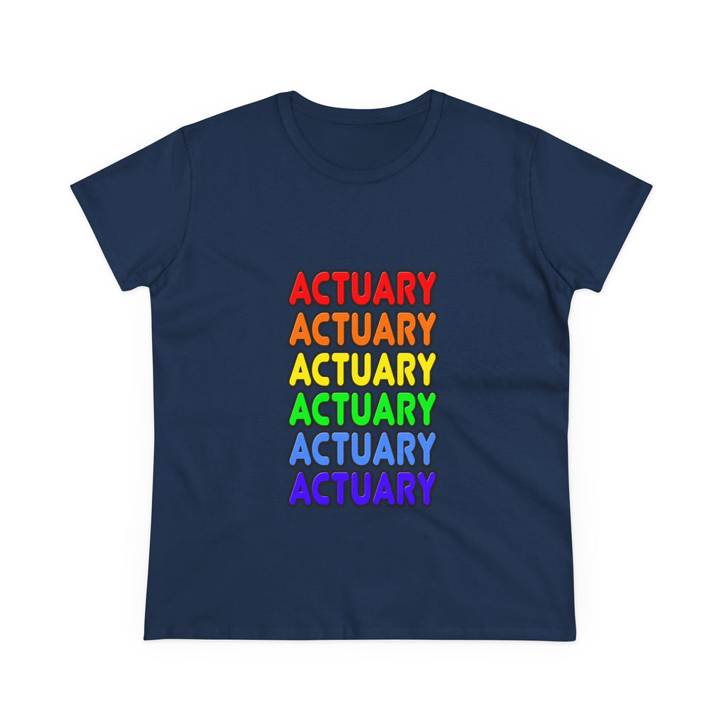 Rainbow Actuary - Women's Midweight Cotton Tee