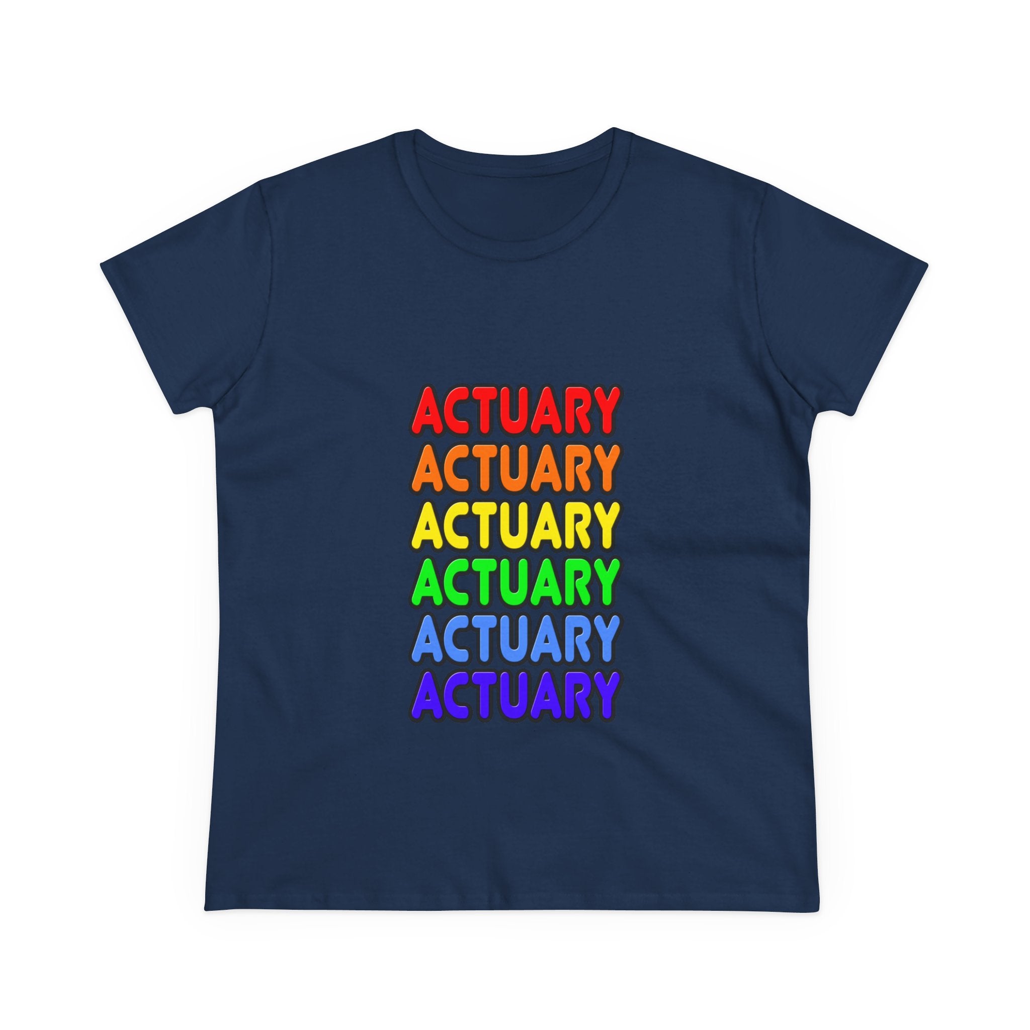 Rainbow Actuary - Women's Midweight Cotton Tee