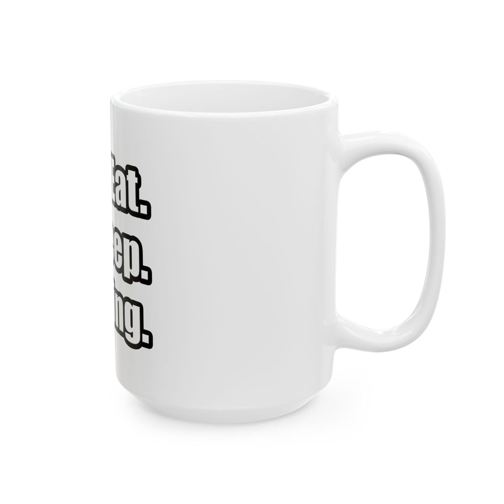 Eat. Sleep. Nursing. - Ceramic Mug, (11oz, 15oz)
