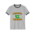 Beer Powered Teacher - Unisex Cotton Ringer T-Shirt