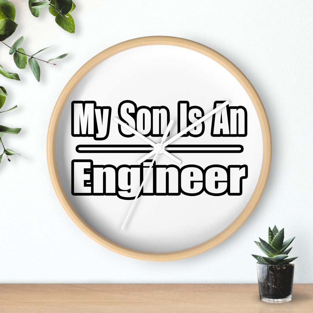 My Son Engineer - Wall Clock