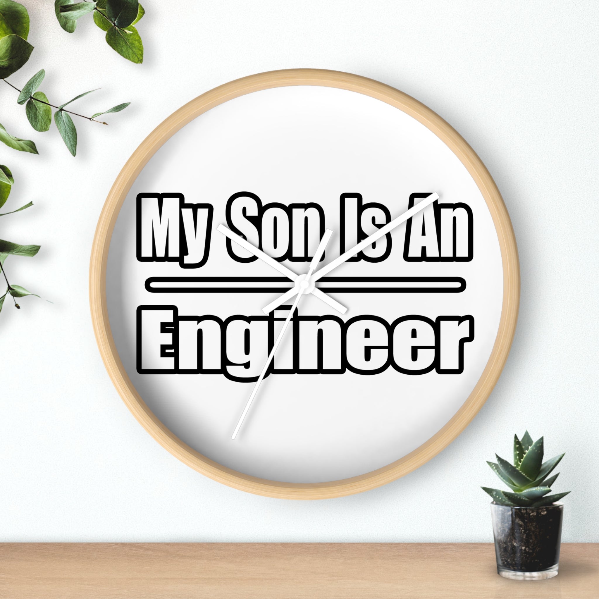 My Son Engineer - Wall Clock
