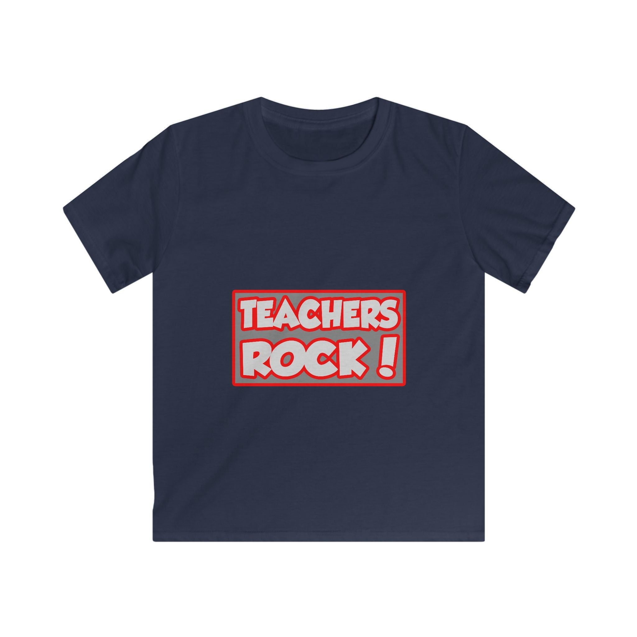 Teachers Rock! - Kids Softstyle Tee