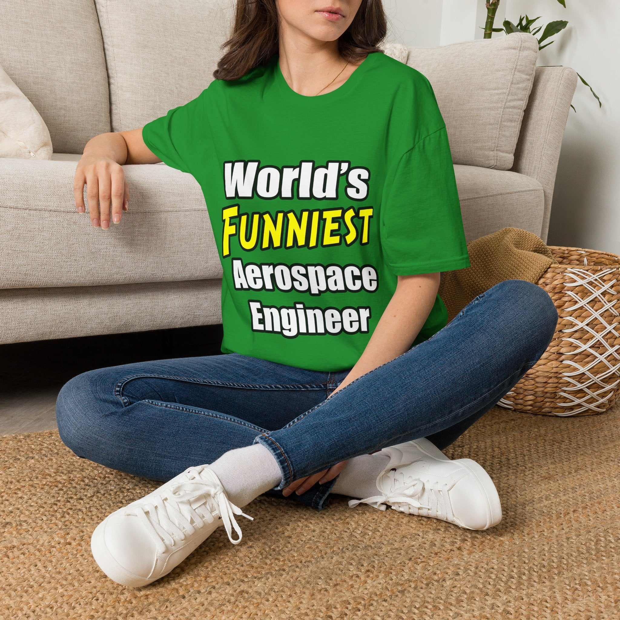 World's Funniest Aerospace Engineer - Unisex Softstyle T-Shirt