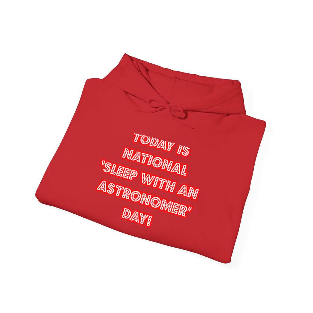 National 'Sleep With an Astronomer' Day - Unisex Heavy Blend™ Hooded Sweatshirt