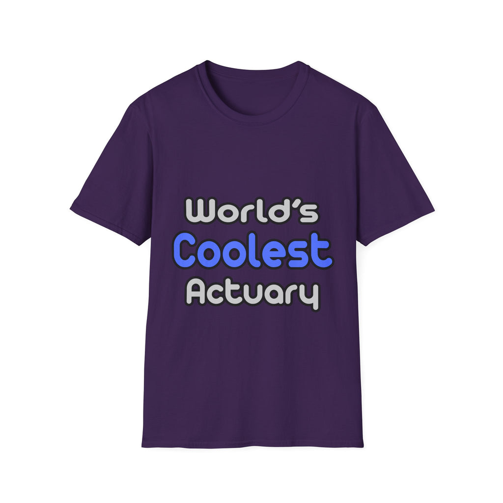 World's Coolest Actuary - Unisex Softstyle T-Shirt