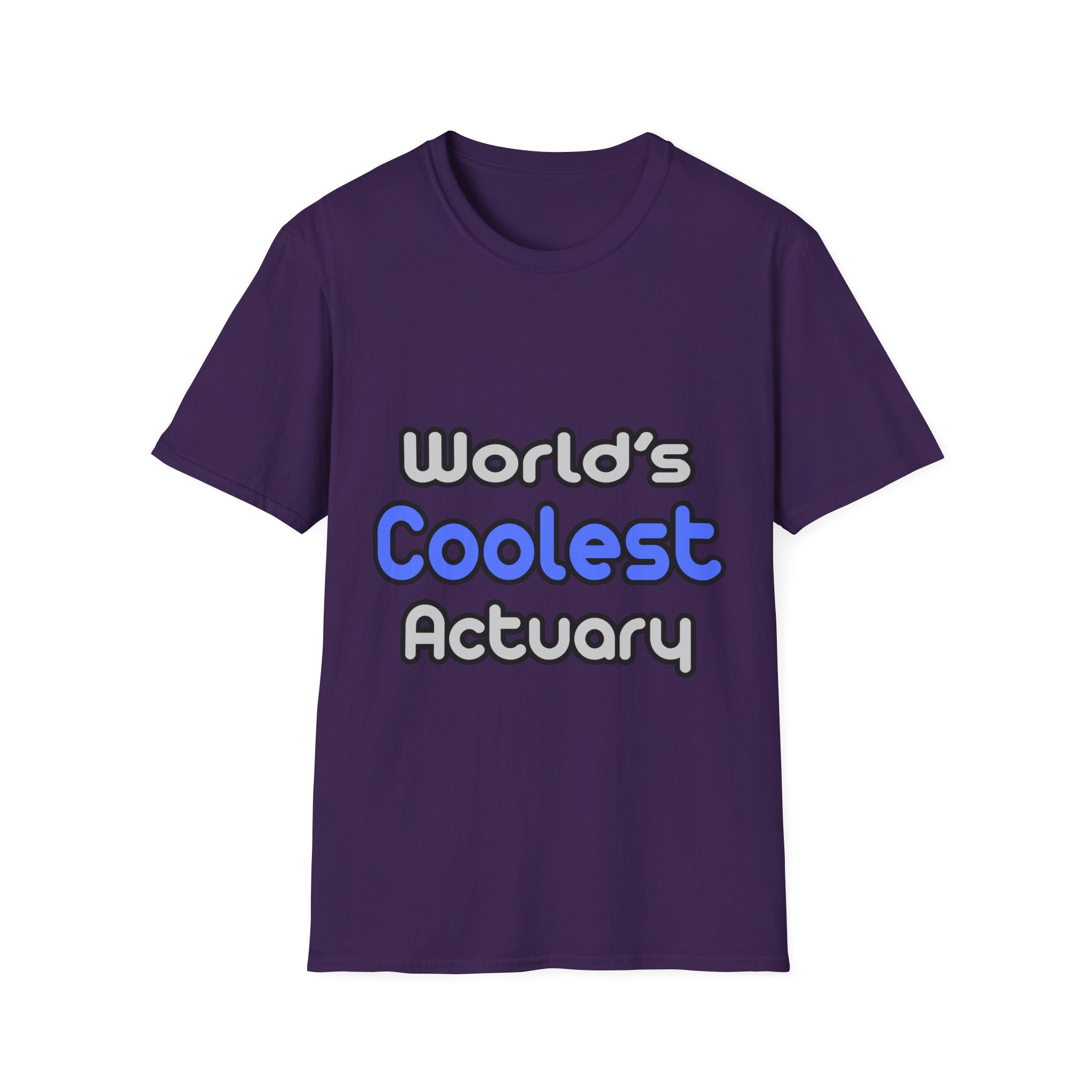 World's Coolest Actuary - Unisex Softstyle T-Shirt