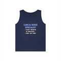Miracles and Clinical Nurse Specialists - Unisex Heavy Cotton Tank Top