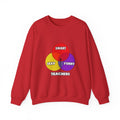 Venn Diagram .. Teachers - Unisex Heavy Blend™ Crewneck Sweatshirt