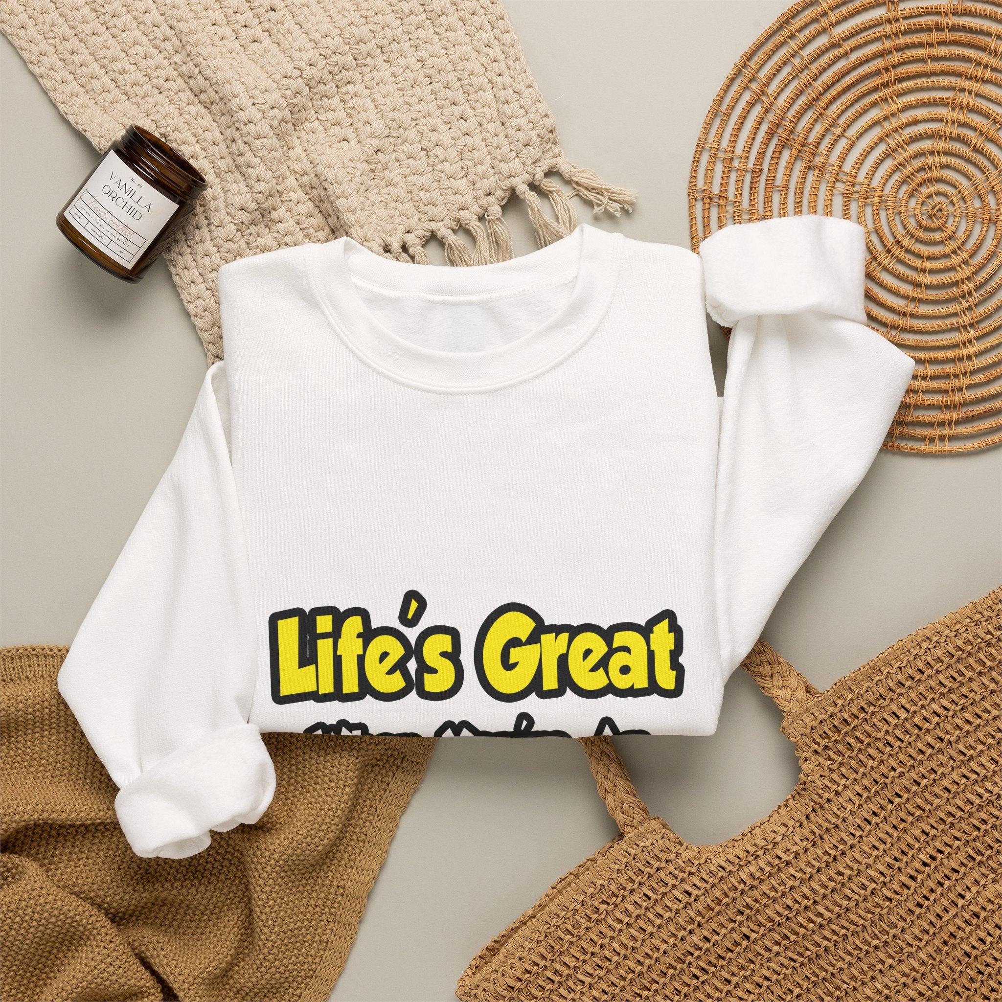 Life's Great When You're an Anesthesiologist - Unisex Heavy Blend™ Crewneck Sweatshirt