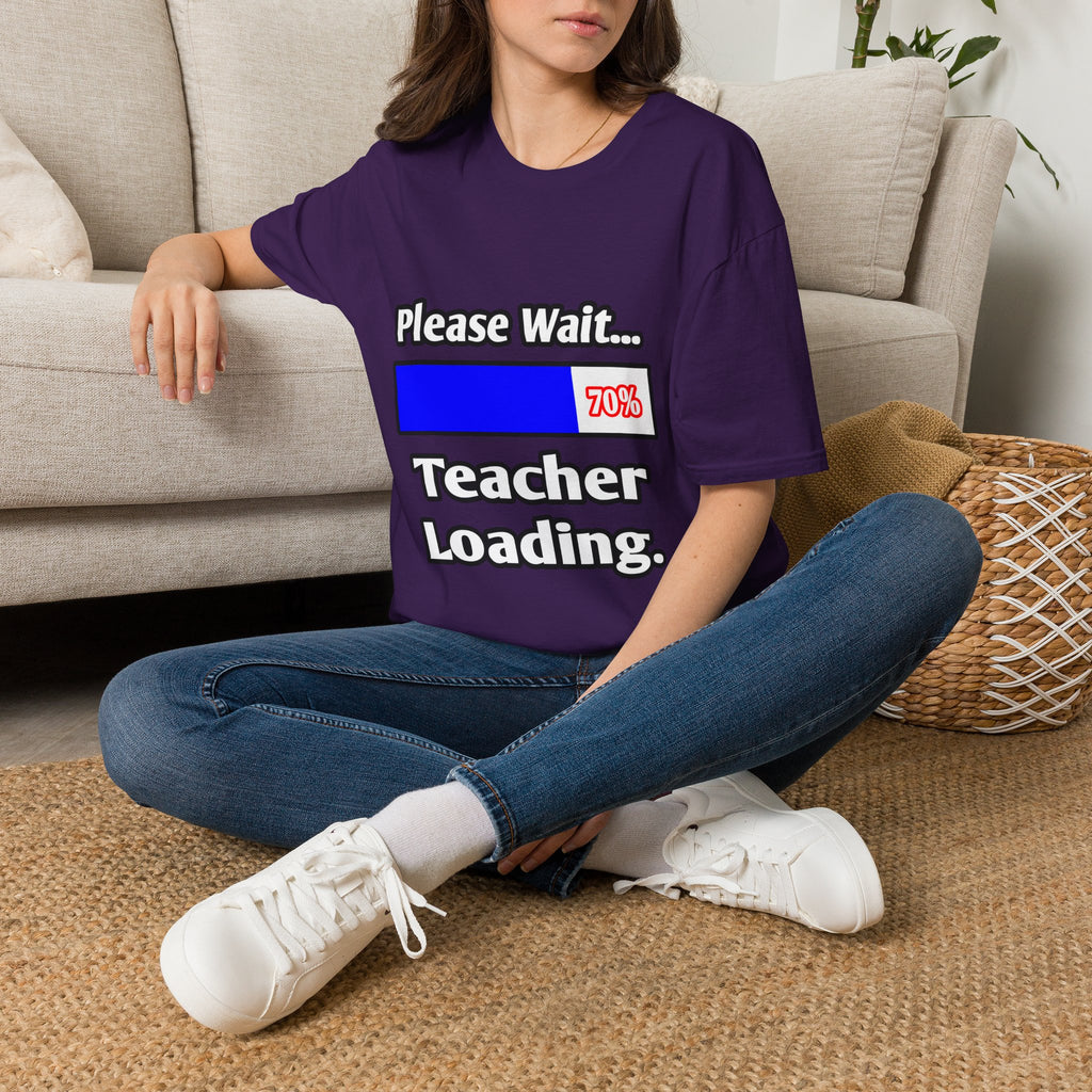 Please Wait...Teacher Loading - Unisex Softstyle T-Shirt