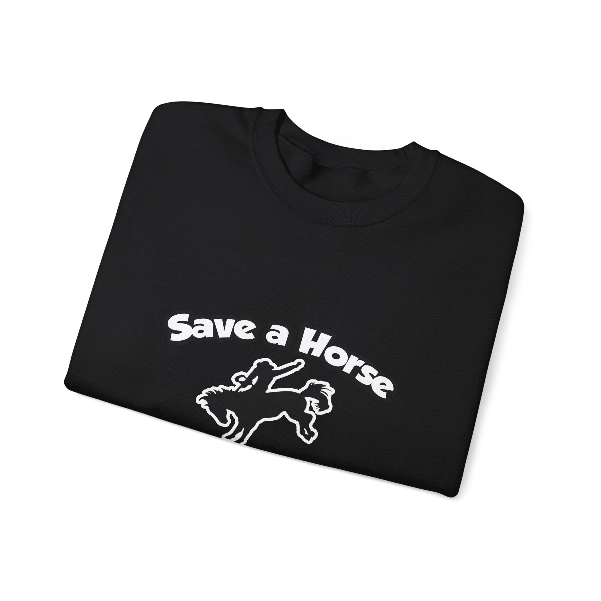 Save a Horse, Ride an Aerospace Engineer - Unisex Heavy Blend™ Crewneck Sweatshirt