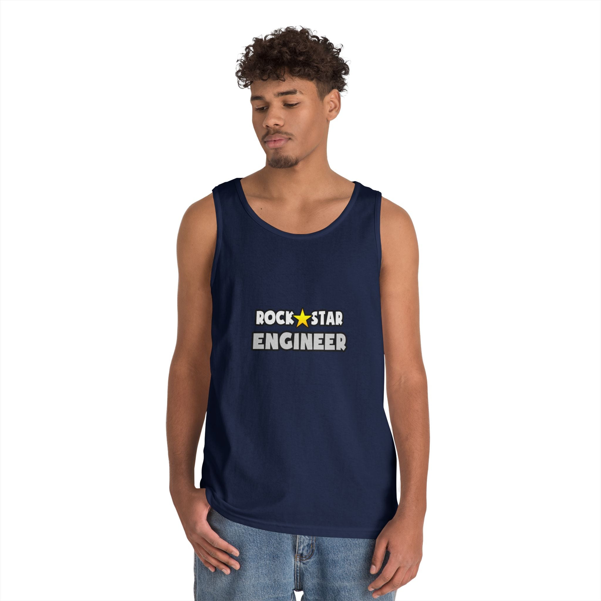 Rock Star Engineer (2) - Unisex Heavy Cotton Tank Top