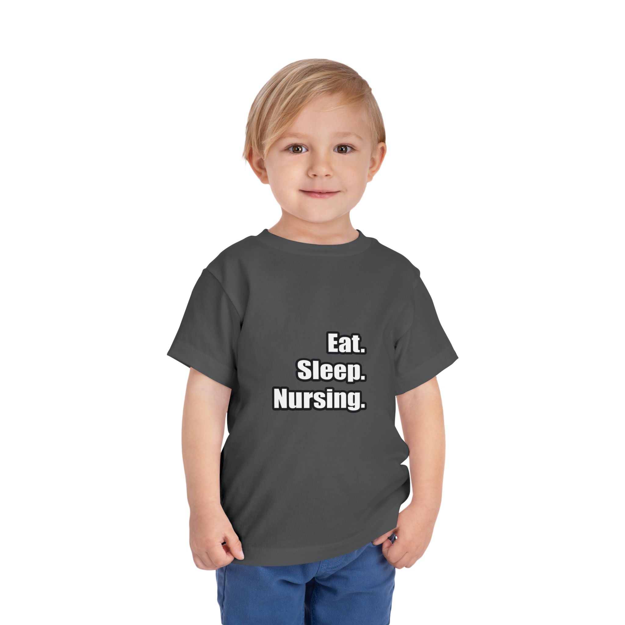 Eat. Sleep. Nursing. - Toddler Short Sleeve Tee