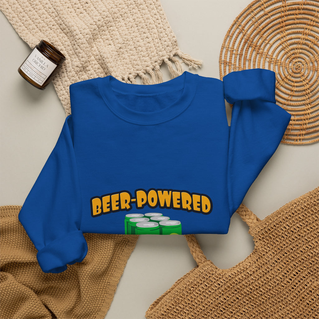 Beer Powered Nurse - Unisex Heavy Blend™ Crewneck Sweatshirt