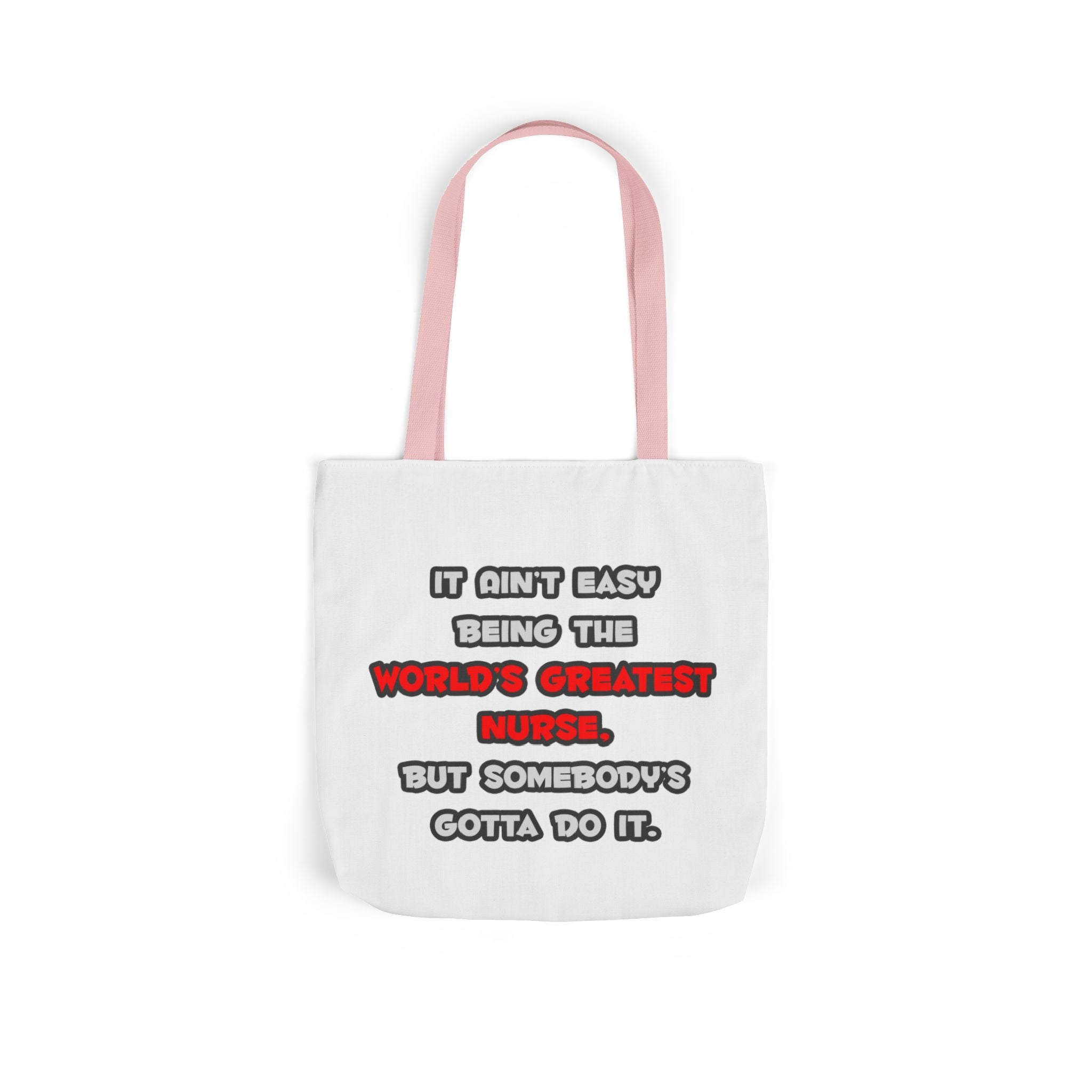 World's Greatest Nurse Joke - Canvas Tote Bag, 5-Color Straps