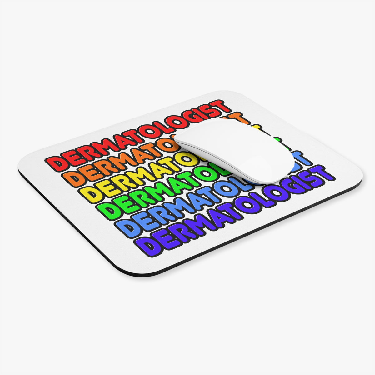 Rainbow Dermatologist - Mouse Pad (Rectangle)