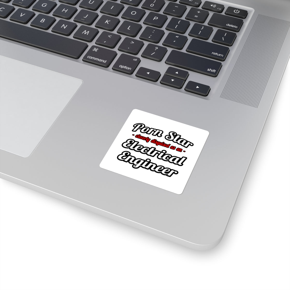 Porn Star...Electrical Engineer - Square Stickers