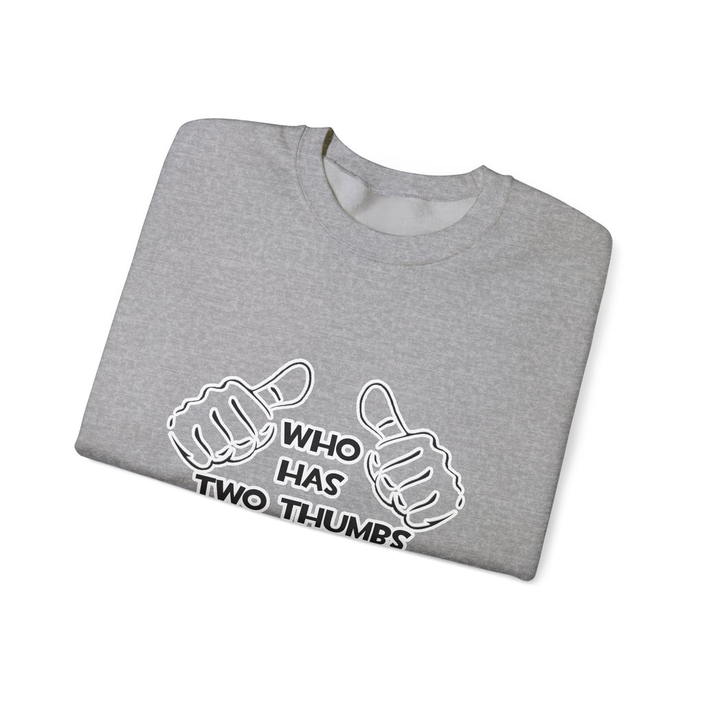 Two Thumbs .. Administrative Assistant - Unisex Heavy Blend™ Crewneck Sweatshirt