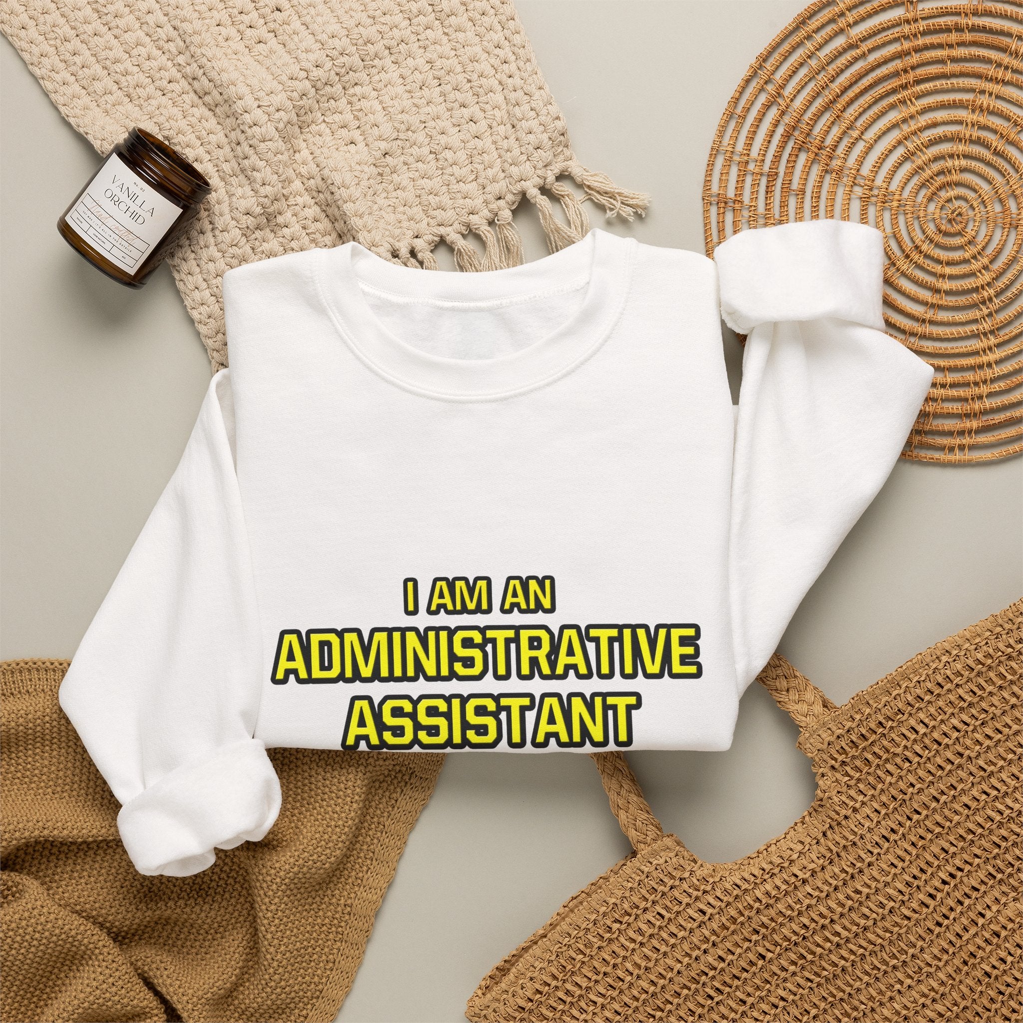 Administrative Assistant...Superior Intelligence - Unisex Heavy Blend™ Crewneck Sweatshirt