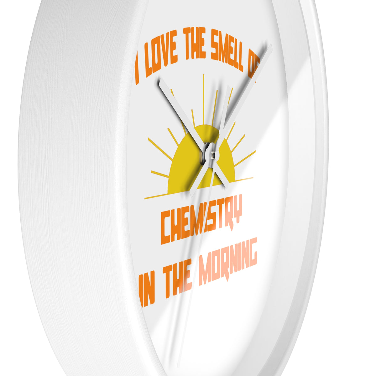 Smell of Chemistry in the Morning - Wall Clock