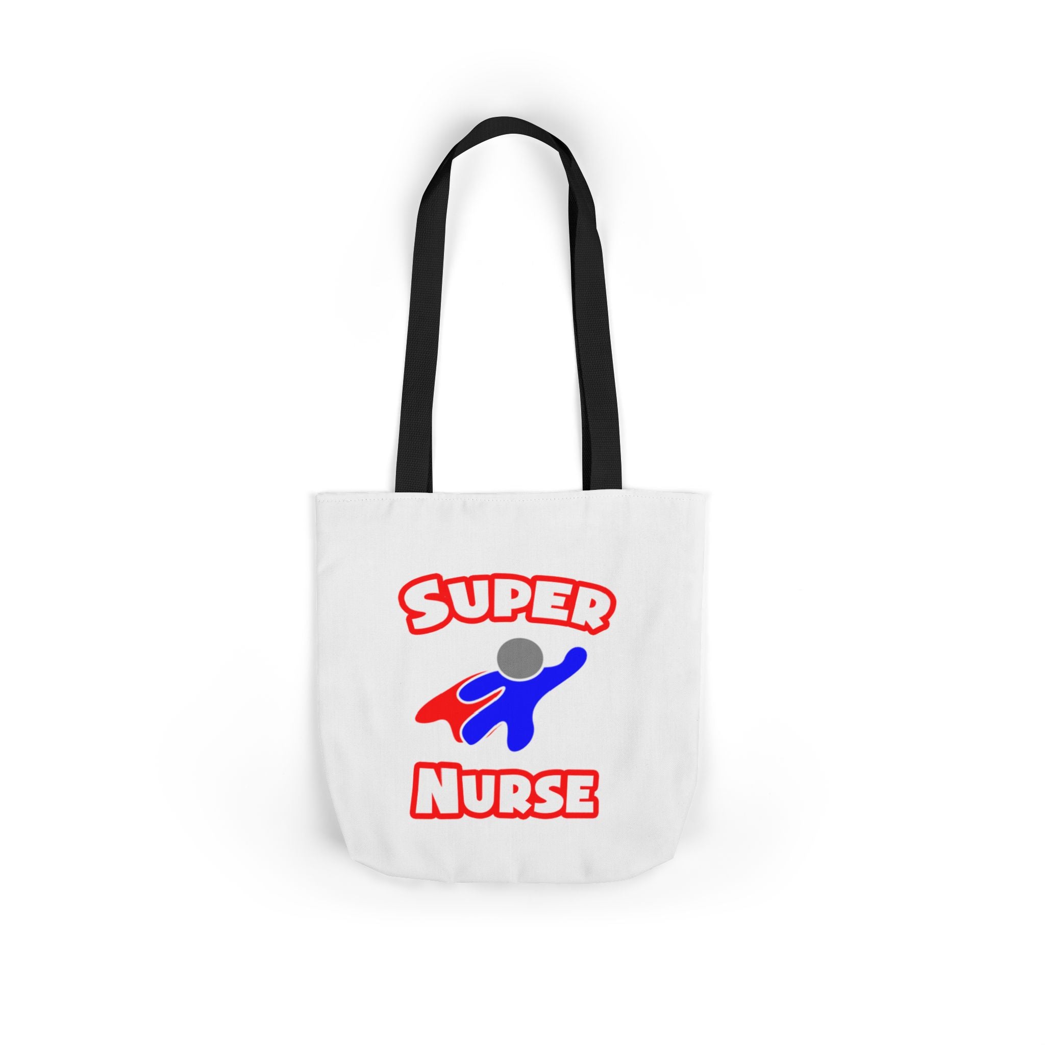 Super Nurse (2) - Canvas Tote Bag, 5-Color Straps