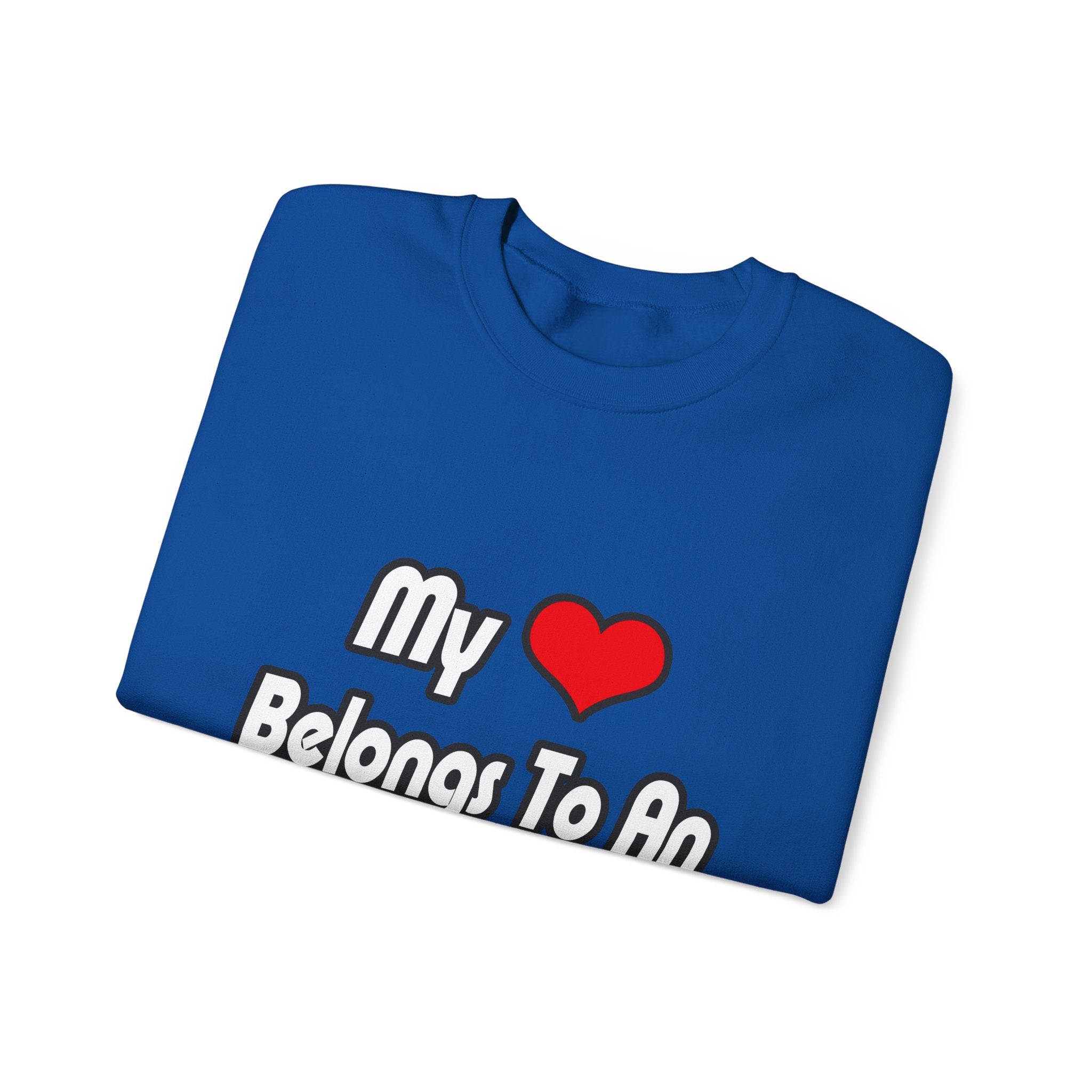 My Heart Belongs To An Actuary - Unisex Heavy Blend™ Crewneck Sweatshirt