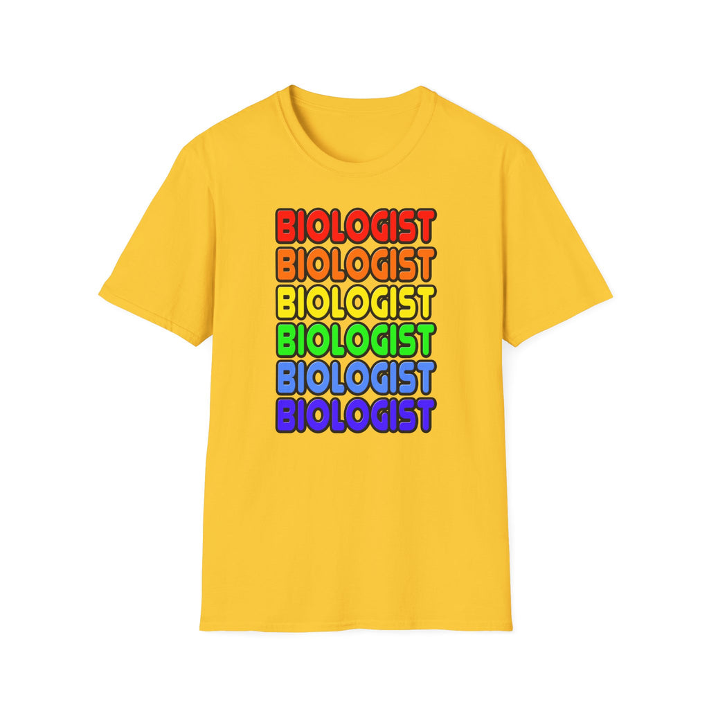 Rainbow Biologist - Unisex Softstyle T-Shirt
