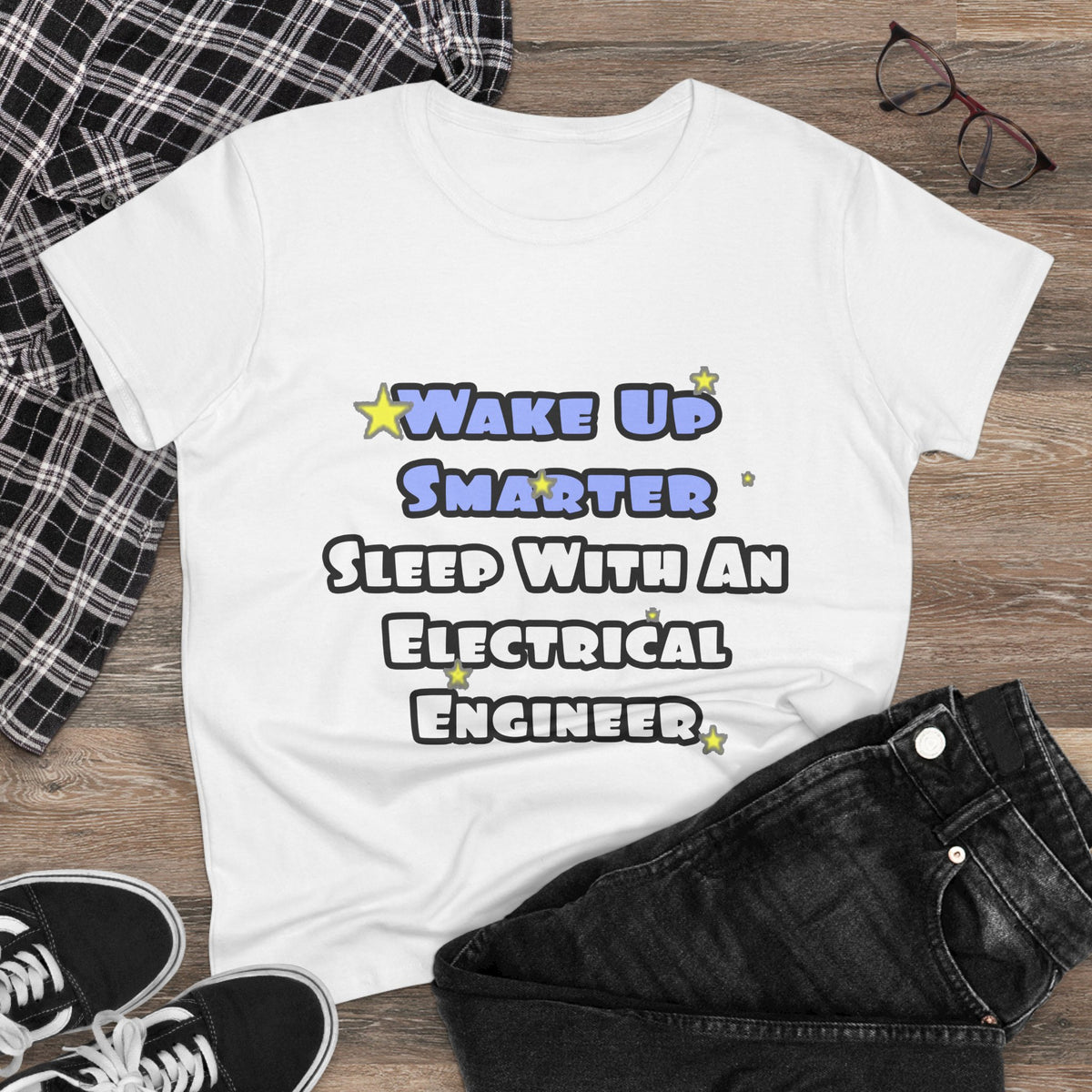 Smarter...Sleep With an Electrical Engineer - Women's Midweight Cotton Tee