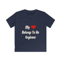 My Heart Belongs To An Engineer - Kids Softstyle Tee