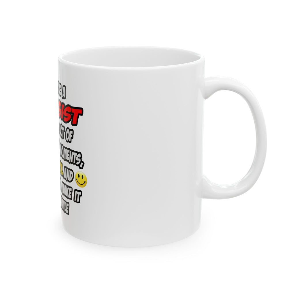Biologist .. OMG WTF LOL - Ceramic Mug, (11oz, 15oz)