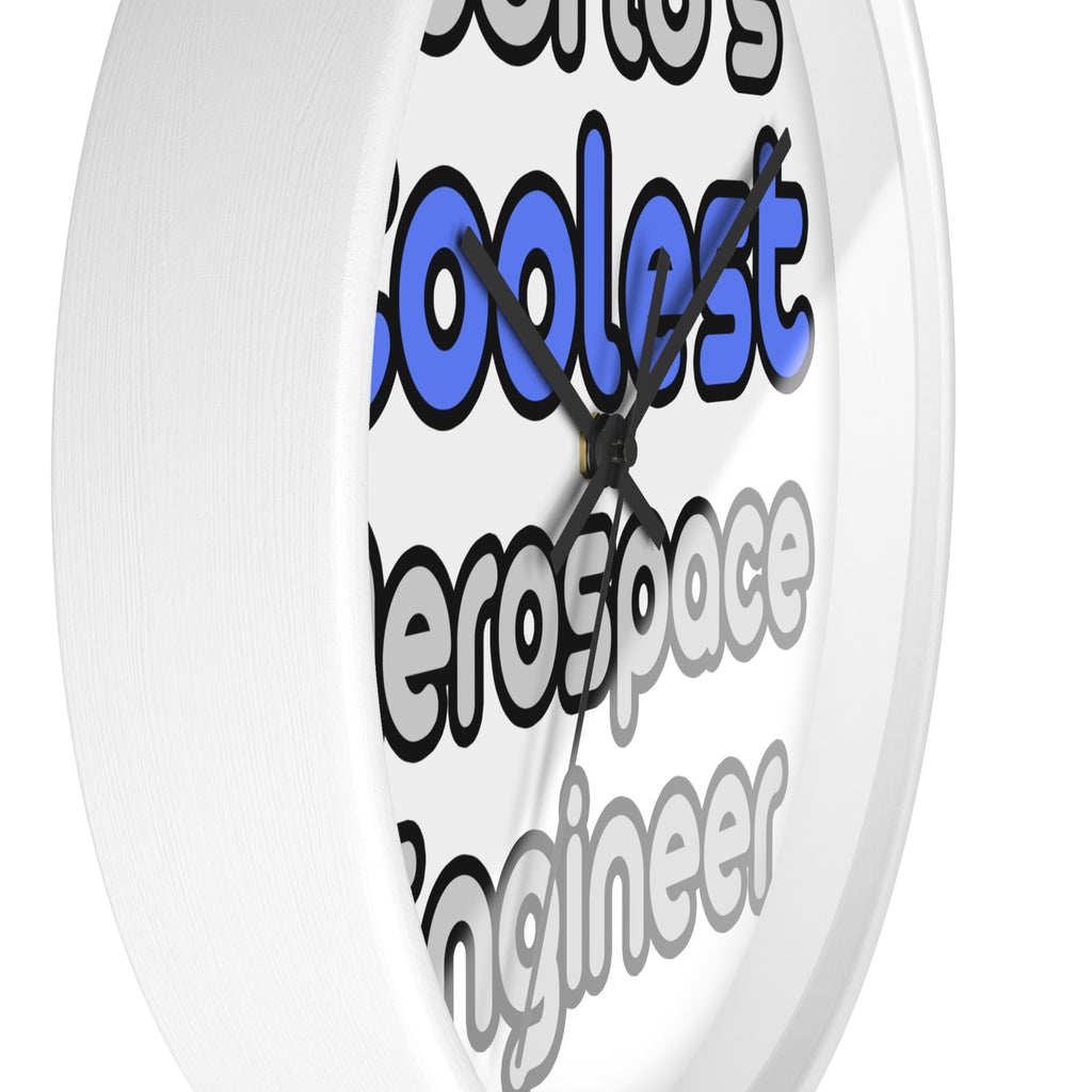 World's Coolest Aerospace Engineer - Wall Clock